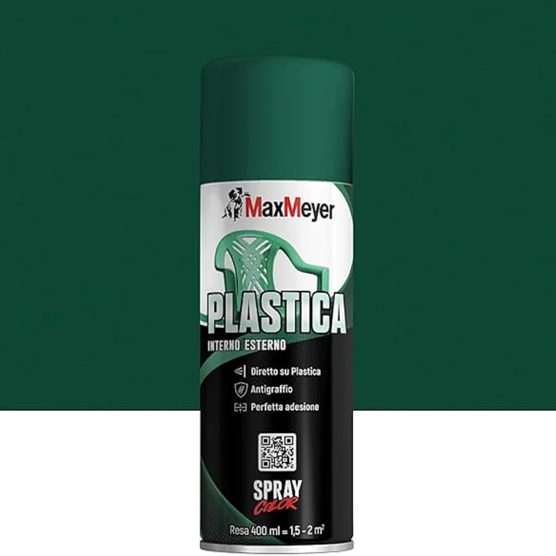 SPRAY PLASTICA VERDE RAL 6005 ML 400