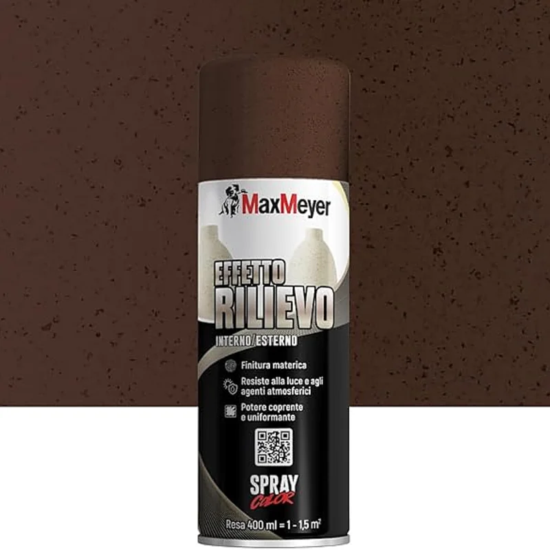 SPRAY EFFETTO RILIEVO MARRONE ML 400
