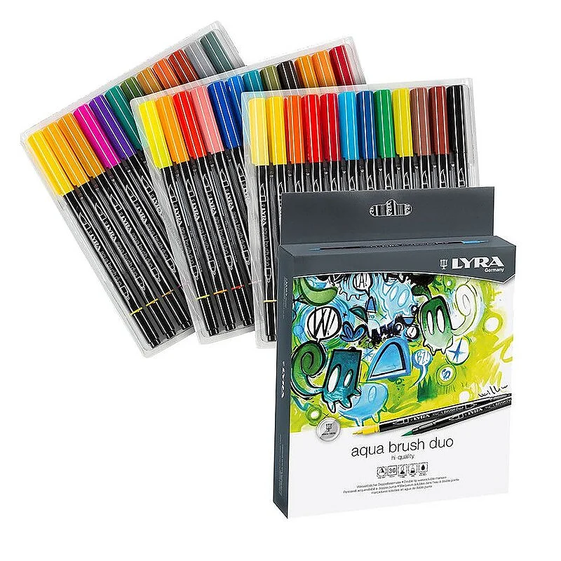 LYRA AQUA BRUSH DUO PENNARELLI BIPUNTA ART.6521360 PZ.36