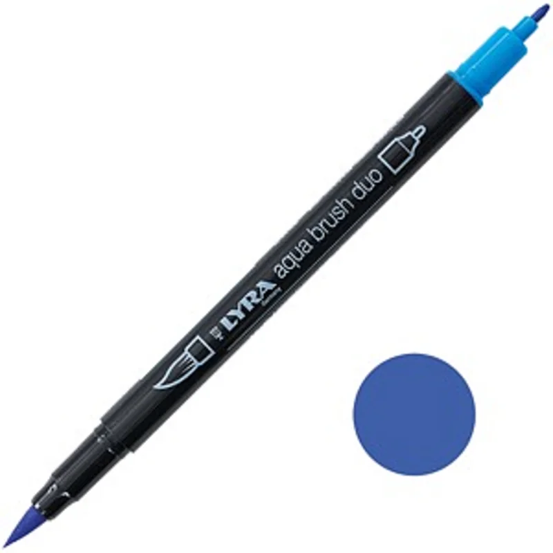 PENNARELLO LYR BRUSH DUO MARC. BLU ORIENT