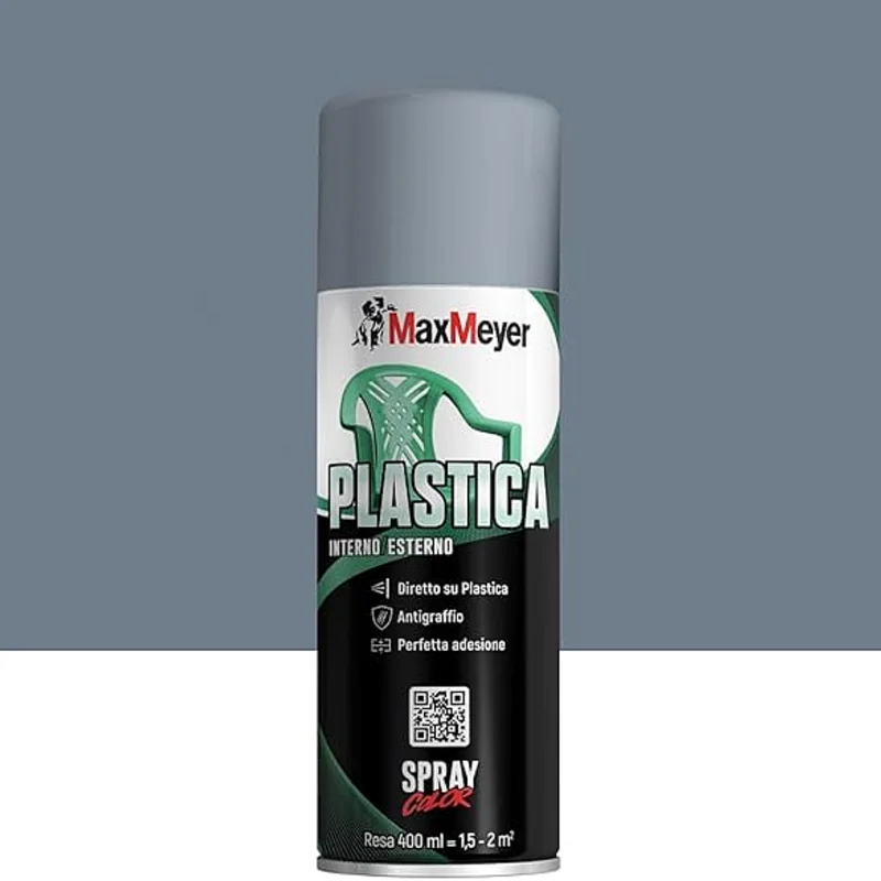 SPRAY PLASTICA GRIGIO RAL 7040 ML 400