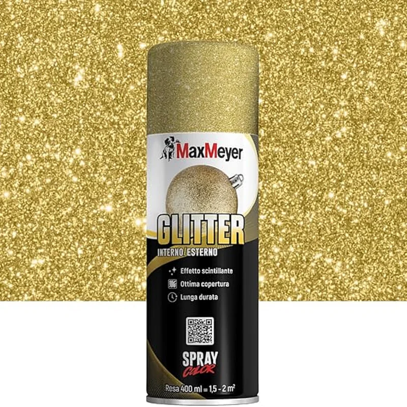 SPRAY GLITTER ORO ML 400