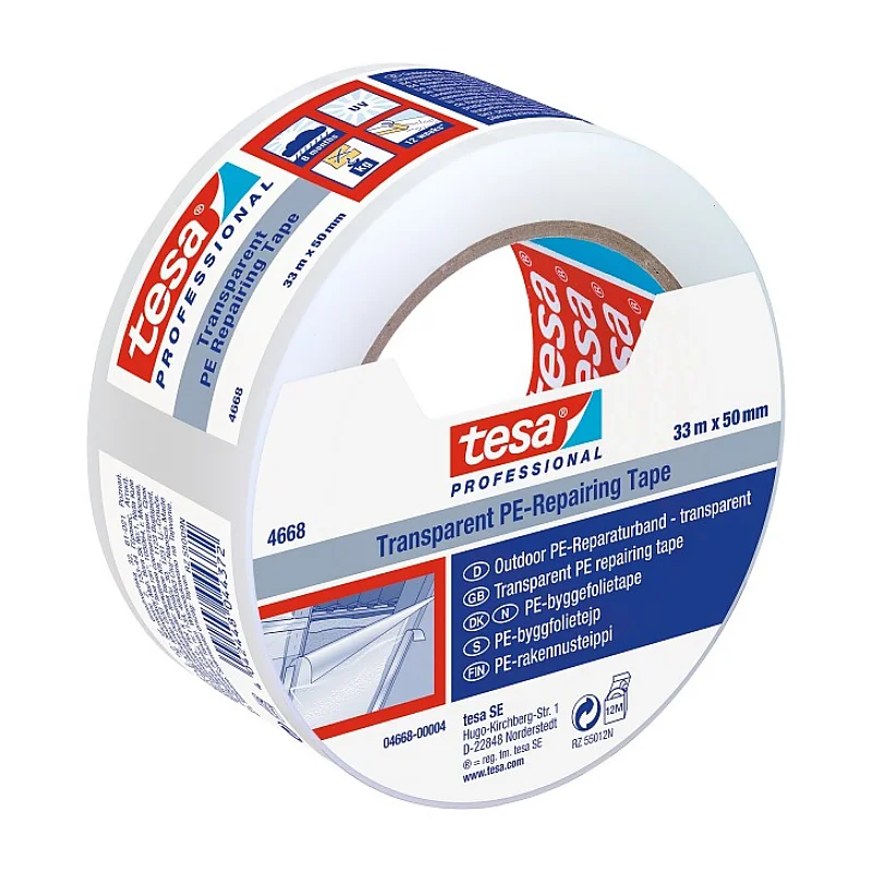 NASTRO IN PE X RIPARAZ. 4668 TESA TRASPAR. mt.33x50mm.