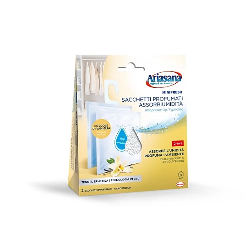 SACCHETTI ASSORBIUMIDITA' MINIFRESH COCCOLE VANIGLIA GR.100 2092177 PZ.2