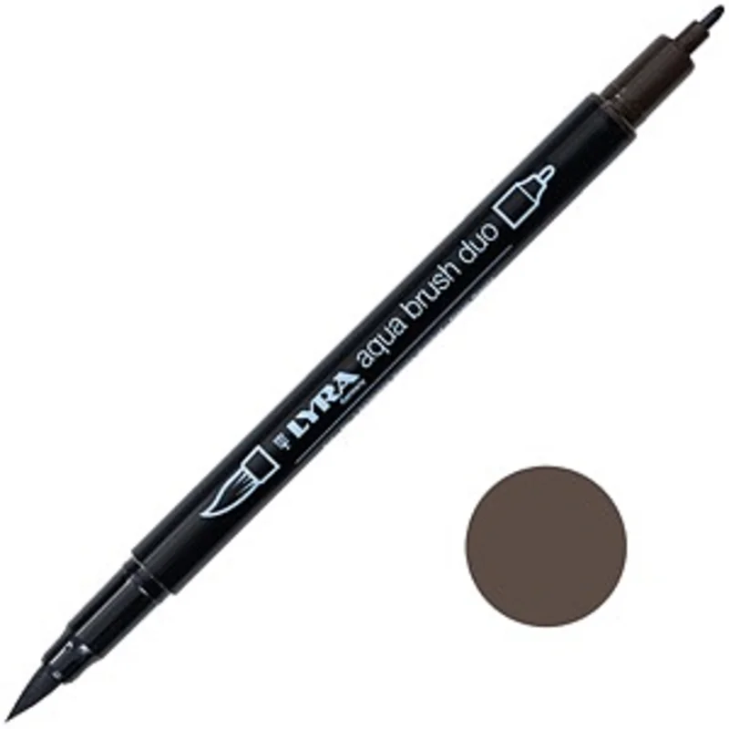 PENNARELLO LYR BRUSH DUO MARC. SEPPIA SCURO