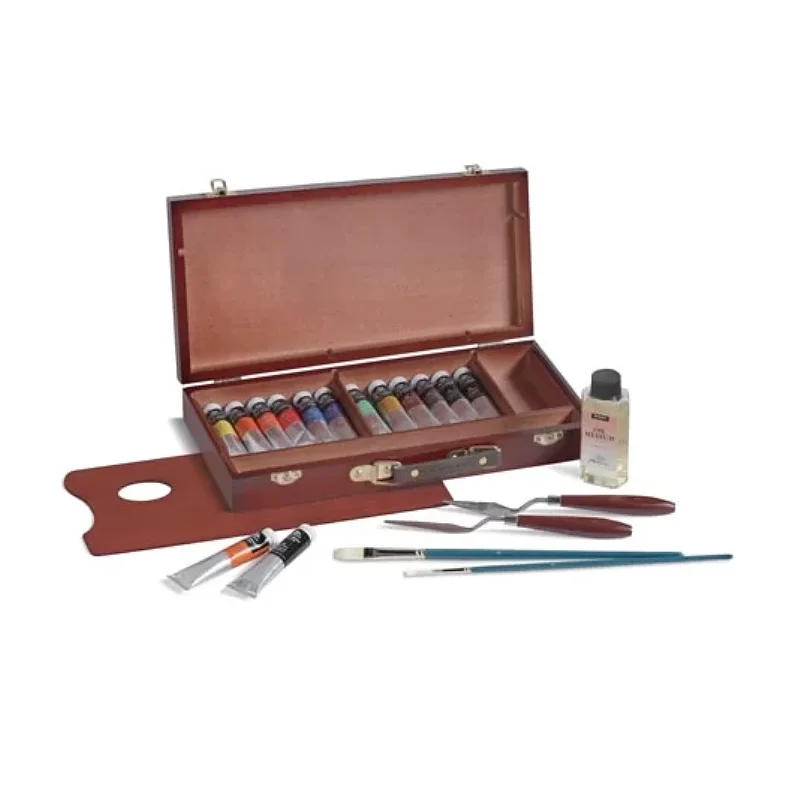 SET COLORI AD OLIO + OLIO, TAVOLOZZA, PENN. E SPATOLA 11572