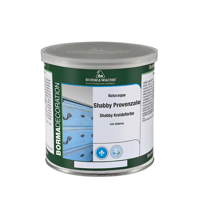 DECORGESSO SHABBY PROVENZALE BIANCO NEVE 50 B65700050/375 ML.375