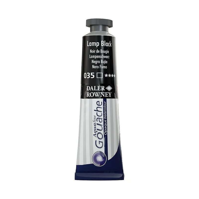 DAL AQUAFINE GOUACHE NERO FUMO D136015035 ML.15