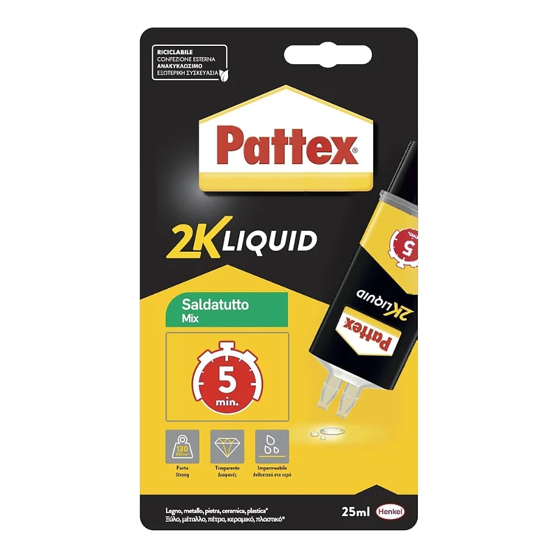 PATTEX SALDA TUTTO MIX TRASP. 1478701/2751315 ML.25 GR.28