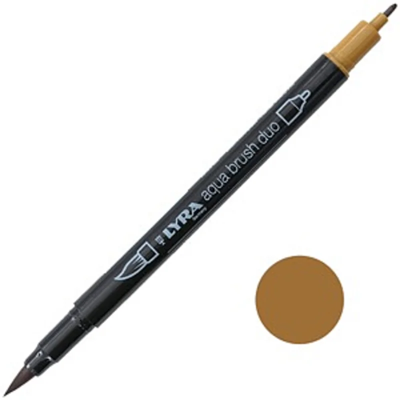 PENNARELLO LYR BRUSH DUO MARC. OCRA BRUNA