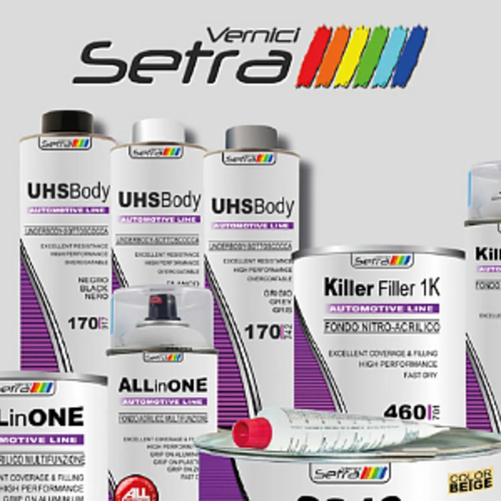 Stucchi, Fondi, Finiture, Diluenti Setra Vernici