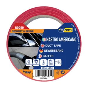 NASTRO RODEO AMERICANO ROSSO 0008432 mm.50x25mt.