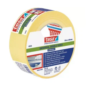 NASTRO BIADESIVO UNIV. REMOV. TRASP. 04939 MT.25X50MM.