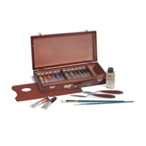 SET COLORI AD OLIO + OLIO, TAVOLOZZA, PENN. E SPATOLA 11572